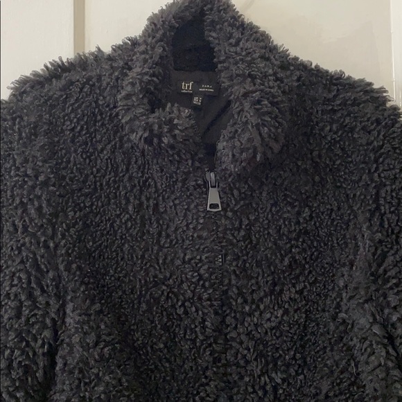 Zara trf collection Fuzzy Bomber Jacket - Picture 5 of 7